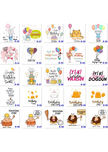 Kişiye Özel Kırmızı Kupa, Doğum Günü Kırmızı Kupa Bardak D Serisi modelleri