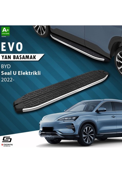 S-Dizayn Byd Seal U Elektrikli Evo Krom Yan Basamak 193 cm 2022 Üzeri A+ Kalite