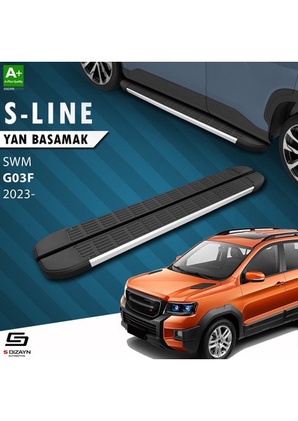S-Dizayn Swm G03F S-Line Aluminyum Yan Basamak 193 cm 2023 Üzeri A+ Kalite