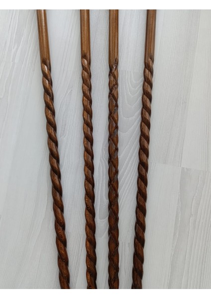 125 cm Ceviz Oymalı Asa Yürüyüş Asası Baston