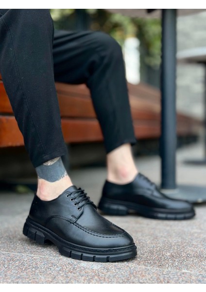 SB0237 Bağcıklı Klasik Yüksek Taban Casual Erkek Ayakkabı