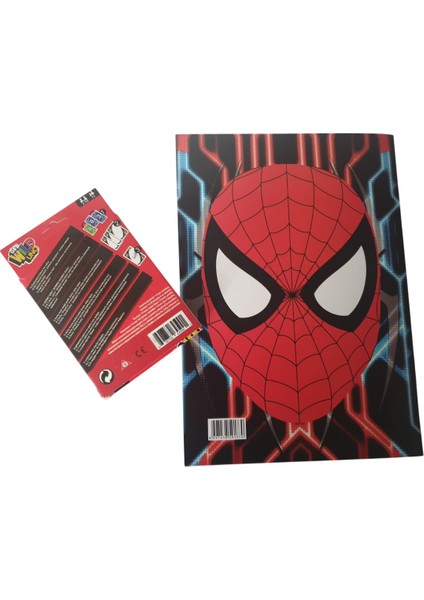 Antkırtasiyeaksesuar Spiderman Uno Oyun Kartı ve Spiderman Boyama Kitabı Paket Kalın Deste Örümcek Adam Temalıerkek Çocuk Hediyelik fırsatları