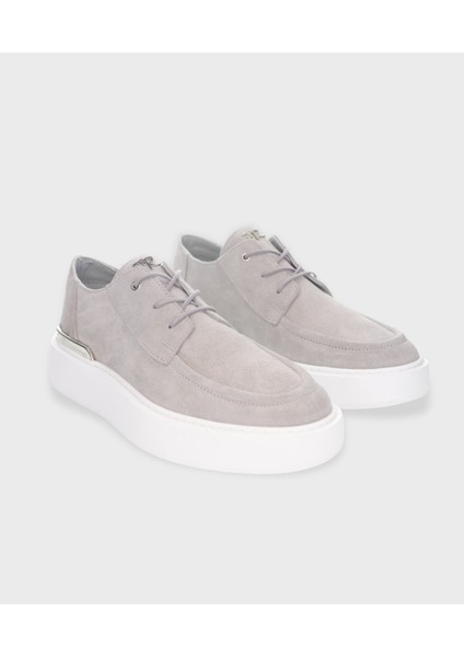Gri Deri Sneaker