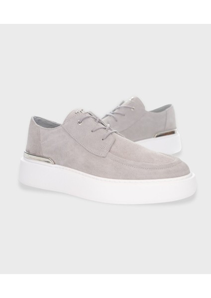Gri Deri Sneaker