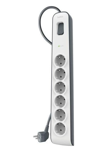 BSV603VF2M-V2 Surgemaster 2m 6'lı Akım Korumalı Priz