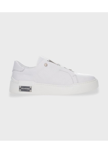 Beyaz Deri Sneaker