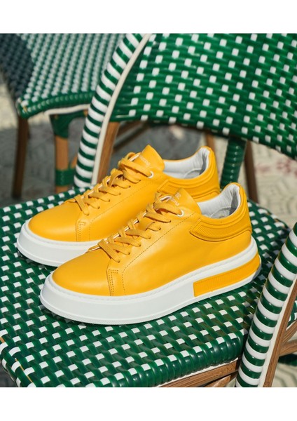 Erkek Sarı Sneaker