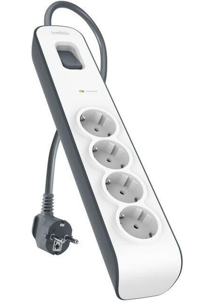 BSV400VF2M-V2 Surgemaster 2m 4'lü Akım Korumalı Priz
