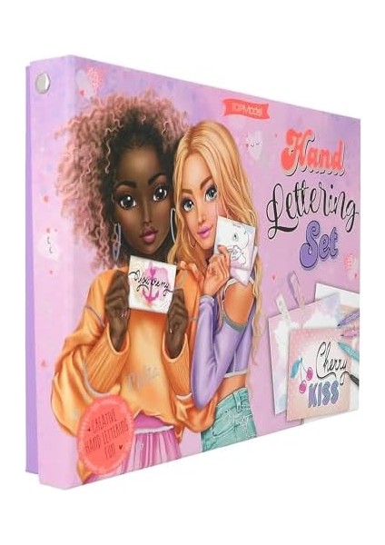 12618 Topmodel - El Yazısı Mektup Kutusu, Mektup Kağıdı, Çıkartma, Kartpostal, Washi Bant, Kalemler Vb. ile Yazı Seti