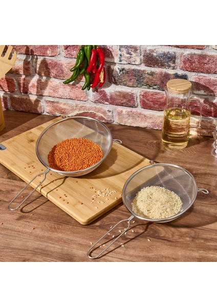 Çelik Süzgeç - 18 cm