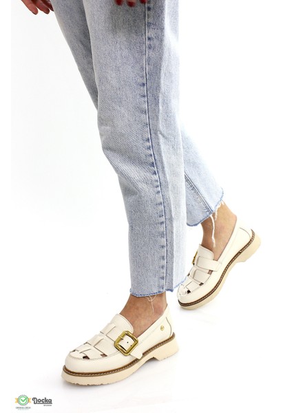 Kadın Hakiki Deri Ortopedik Yazlık Ayakkabı M26YA3835