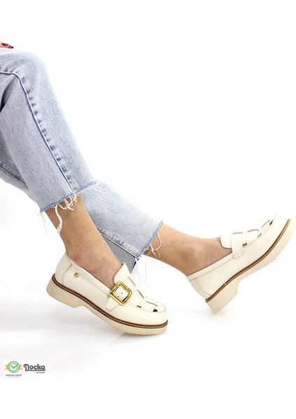 Kadın Hakiki Deri Ortopedik Yazlık Ayakkabı M26YA3835 fırsatları