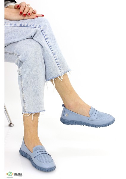 Kadın Ortopedik Hakiki Deri Bağcıksız Yumuşak Yazlık Loafer Ayakkabı M26YA90 fırsatları