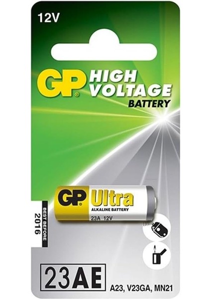 23A 12V Alkalin Ince Çakmak Pili