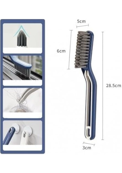 Mutfak Temizlik Fırçası Cımbızlı, Sökme Aparatlı Cımbızlı Banyo Temizlik Fırçası,pencere Boşluk Kazıma Fırçası Köşe Derz Temizleme Fırçası