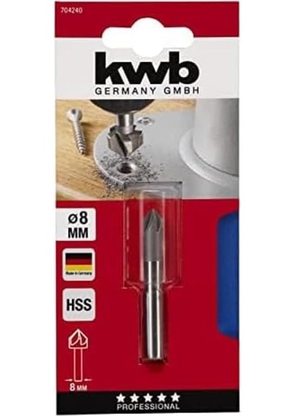 Metal Havşa Açma Ucu 8 mm