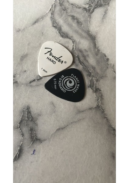 Akustik Gitar Teli + Fender 1mm Pena + Daddario 0.75MM Pena
