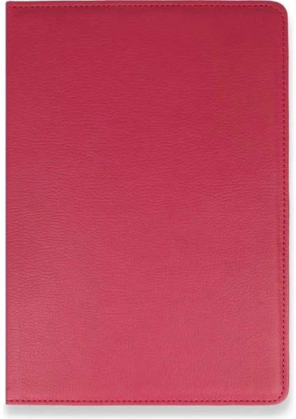 Samsung Galaxy T220 Tab A7 Lite 8.7 Kılıf 360 Tablet Deri Kılıf - Pembe Glstd