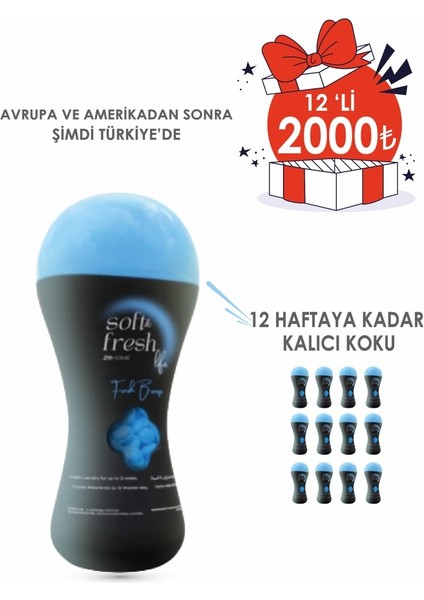 Granül Çamaşır Parfümü & Boncuk Yumuşatıcı 12 Adet
