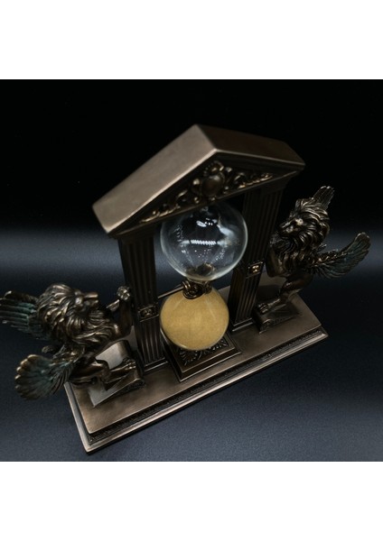 Kanatlı Aslan Kum Saati ⏳ Veronese Desıgn