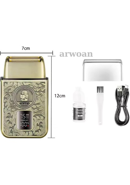 2\'li Kombo V114+V335 Tıraş Makineleri Sinek Kaydı Traş Saç Sakal Traşı