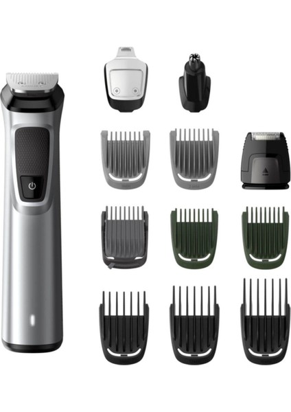 Multigroom Series 7000 MG7710/15 12’si 1 Arada Çok Amaçlı Tıraş Seti (Yüz, Saç ve Vücut)