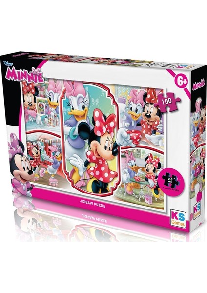 Ks Puzzle 100 Parça Minnie Mouse