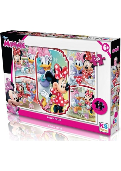 Ks Puzzle 100 Parça Minnie Mouse