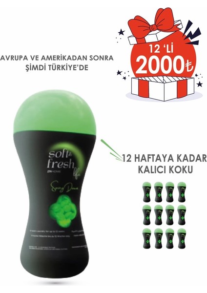 Granül Çamaşır Parfümü & Boncuk Yumuşatıcı 12Adet