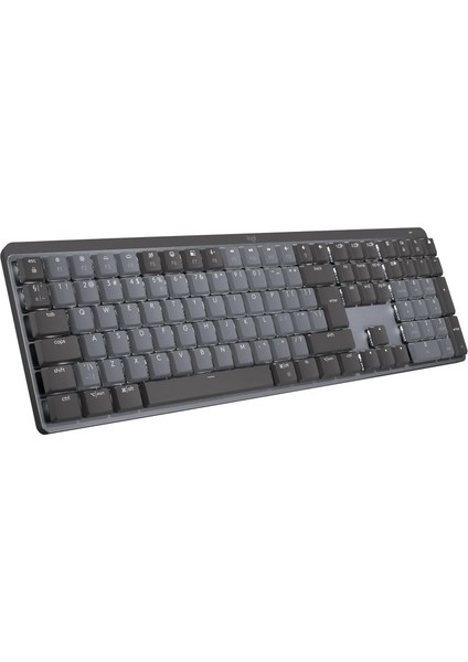 Mx Mechanical Kablosuz Aydınlatmalı Performans Klavyesi, Sessiz, Ergonomik, Tam Boyutlu, Çoklu Cihaz Özelliği, Bluetooth, Logi Bolt USB Alıcı, Usb-C, 10 Ay Pil Ömrü, Ingilizce Q, Siyah