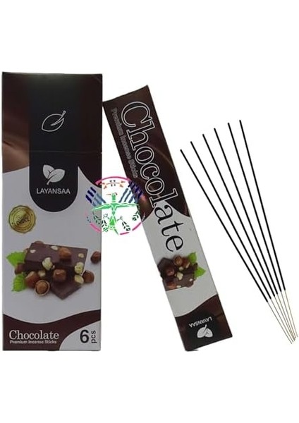 Chocolate (Çikolata) Kokusu Özel Aroma Kokusu Agarbatti Arınma 20 Adet 1 Paket Çubuk Tütsü