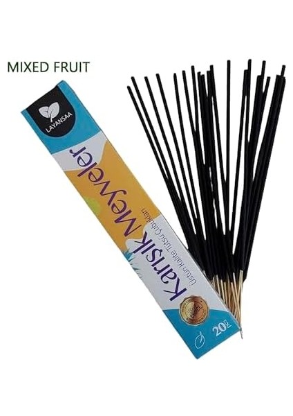 Mixed Fruit (Karışık Meyve) Kokusu Özel Aroma Kokusu 20 Adet 1 Paket Çubuk Tütsü