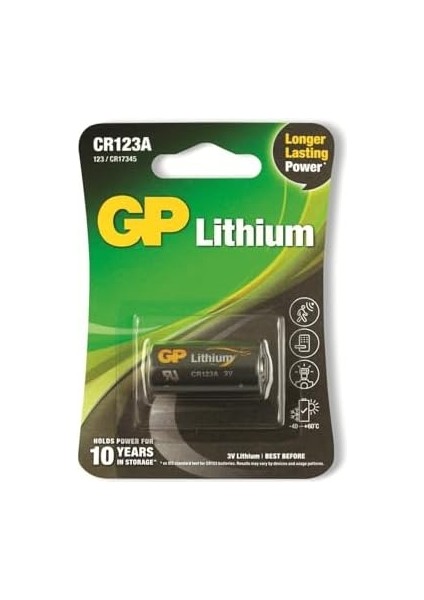 Pil Standart Blister Paketi 1 Lityum Pil