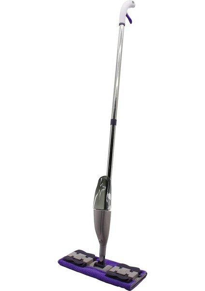 Spreyli - Su HAZNELİ=270ML Mandallı Yüzey Temizlik Palet Mop M.fiber Paspas M.SAP=115CM- 360° BRKT-910149