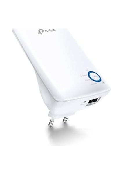 TL-WA850RE, N300 Mbps, 1 Ethernet Bağlantı Noktalı Wi-Fi /hotspot, Access Point Modu, Tüm Wi-Fi Yönlendiriciler ile Çalışır, Wi-Fi 4 Menzil Genişletici