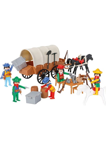 04 003 Mini Mekanik Seri 3 Kovboy Arabası -Pilsan Oyuncak