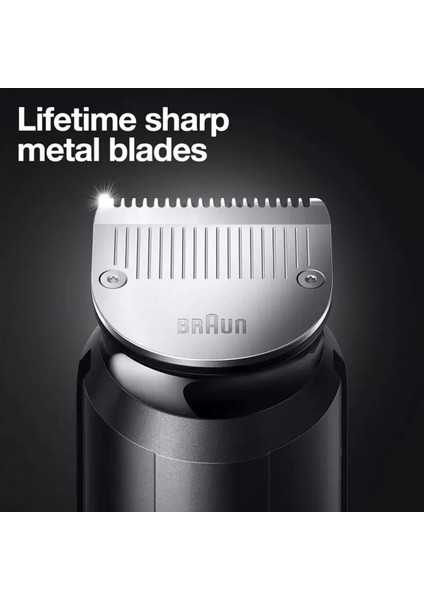 Beard Trimmer Autosense, 39 Length Precision Dial, 7 Tools, Lifetime Sharp Problades - BT7350