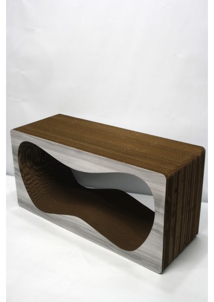 Karton Kedi Tırmalama Kanepesi - Xlarge - (68X33X24 Cm)