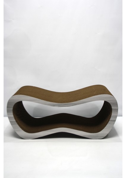 Karton Kedi Tırmalama Kanepesi - Large - Gri Ahşap Desen - (59X26X24 Cm) fiyatları