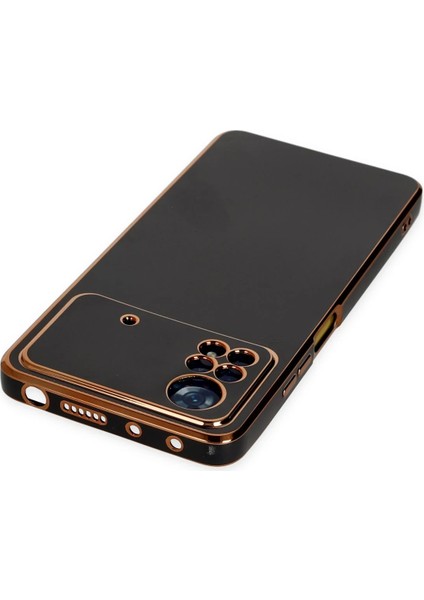 Xiaomi Poco X4 Pro 5g Kılıf Volet Silikon - Siyah Glstd
