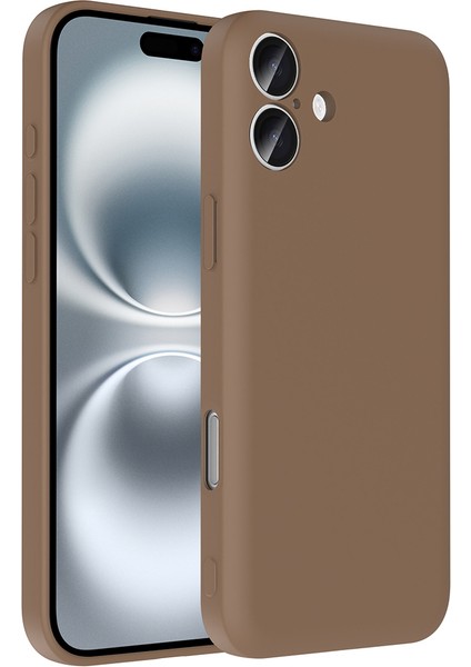 Apple iPhone 16 Kılıf Kamera Korumalı Kartlık Hazneli Lmn Vitra Kapak - Mürdüm