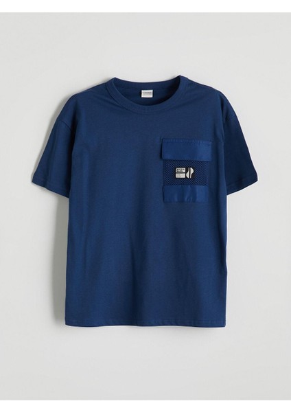 Bisiklet Yaka Erkek Çocuk Tişört (S5)