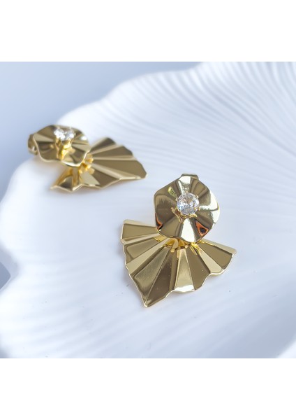 Soltria Üçgen Gold Küpe fiyatları