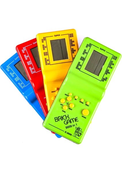Taşınabilir Retro Pilli Tetris El Atarisi Nostaljik Hafif Oyuncak Oyun Konsolu