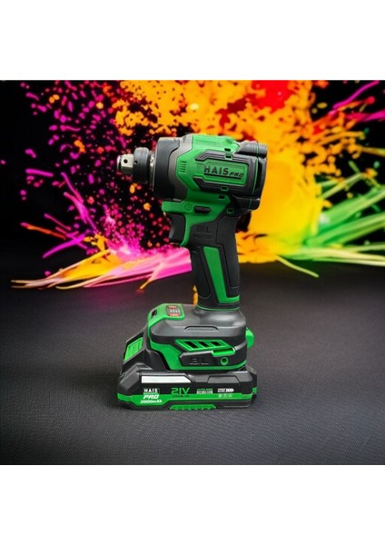Haispro RB-SD2108W Profesyonel Akülü Darbeli Vidalama ve Somun Sıkma