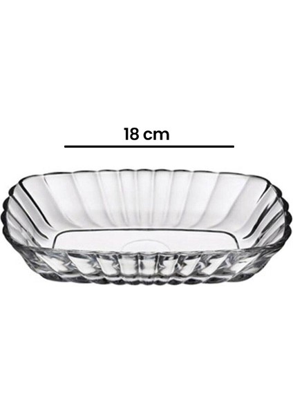 53392 Mezze Kayık Tabak - 18 Cm