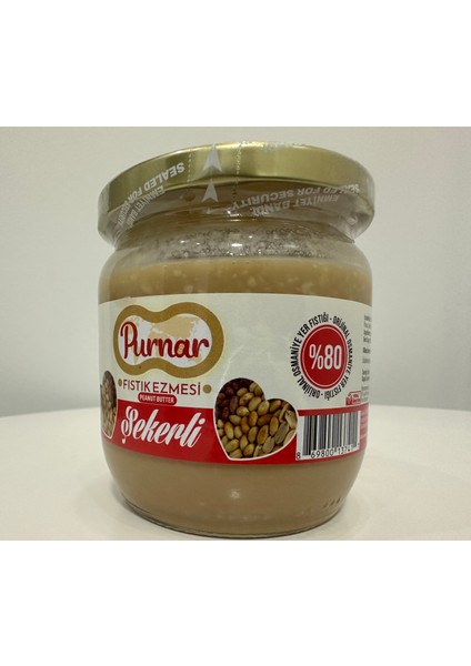 Şekerli Fıstık ezmesi 350 gr