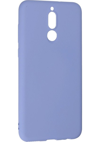 Huawei Mate 10 Lite Kılıf Nano Içi Kadife Silikon - Lila Glstd