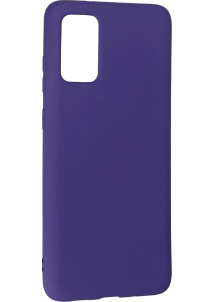 Samsung Galaxy S20 Plus Kılıf Nano Içi Kadife Silikon - Mor Glstd