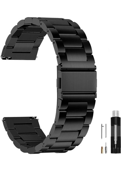 Samsung Galaxy Watch 4/5/6/7/fe/40/40/44 Classic 42/43/46/47MM Uyumlu 20MM Metal Paslanmaz Çelik Kordon